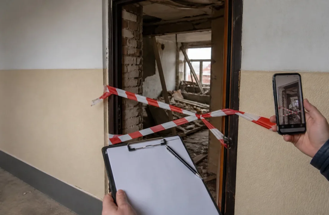 Пошкоджене житло після обстрілу: безпечна фіксація та єВідновлення