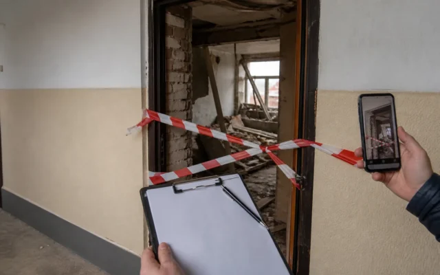 Пошкоджене житло після обстрілу: безпечна фіксація та єВідновлення